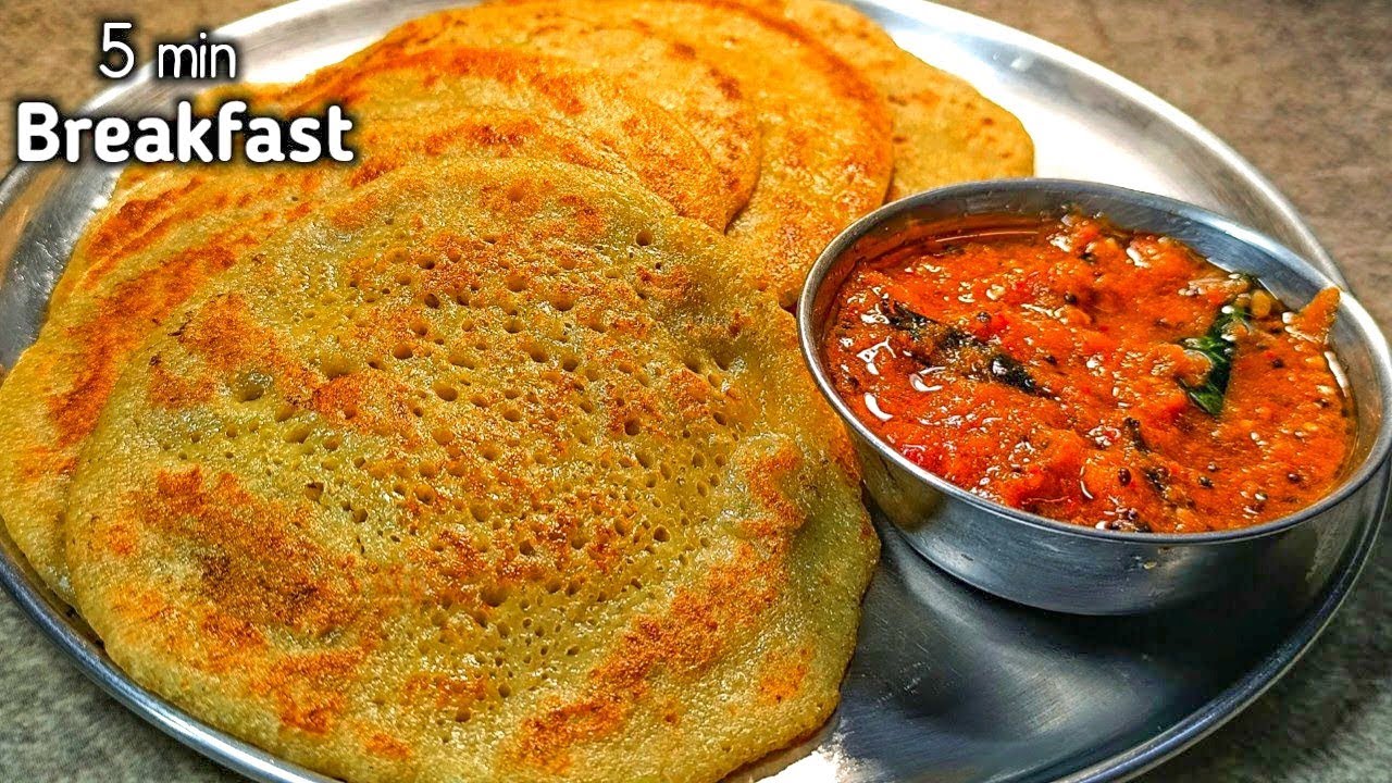 ஐந்தே நிமிடதில் ஹெல்தியான Breakfast ரெடி!👌🏻 | instant dosa recipe in Tamil | dosa varities in Tamil 