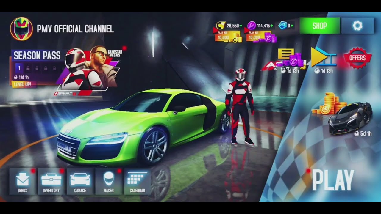 PMV VS. SPARK VS. INDY / SEASON 1 ASPHALT 8