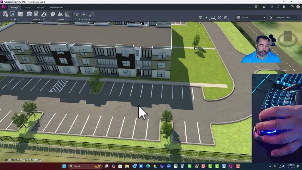 Using 3DConnexion with InfraWorks