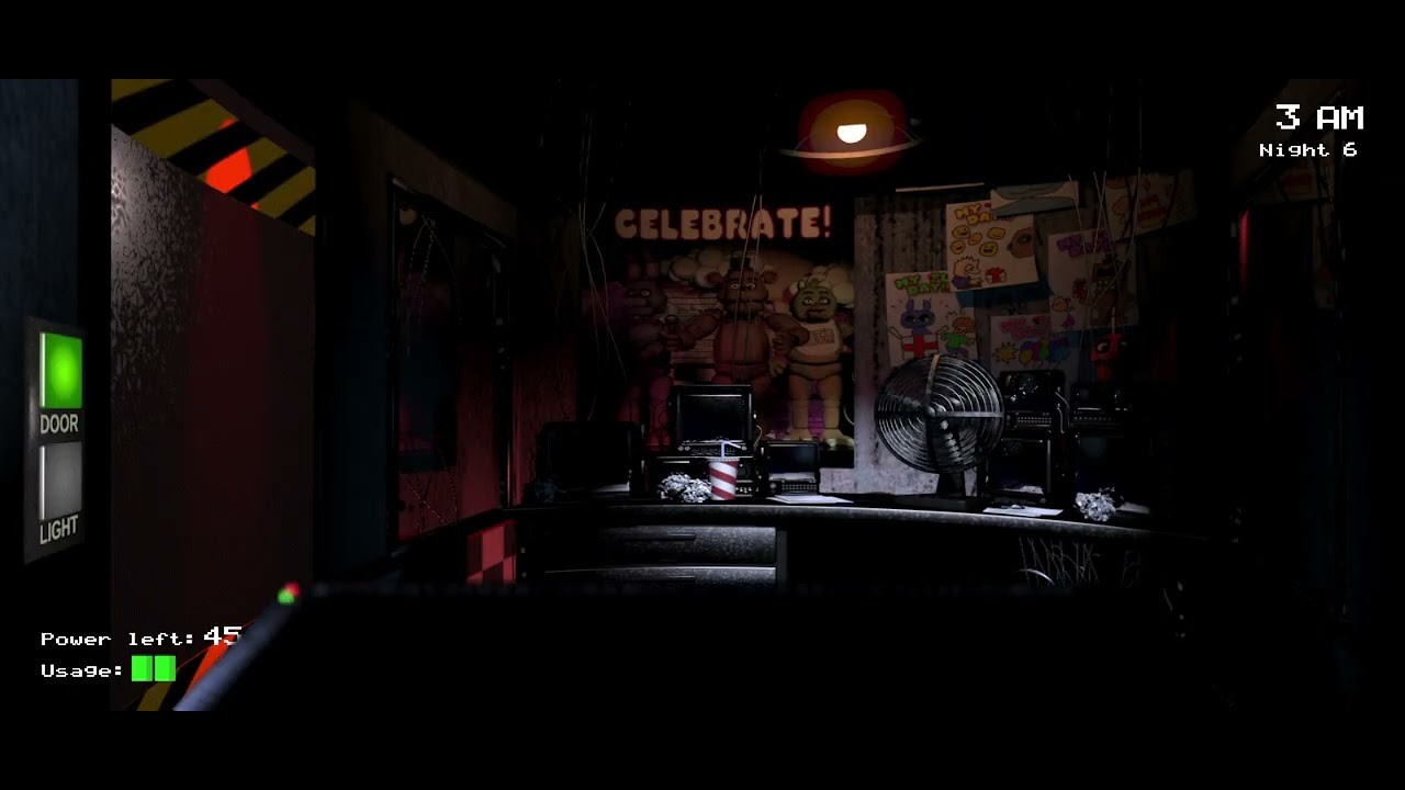 Five night at Freddy (night 6)