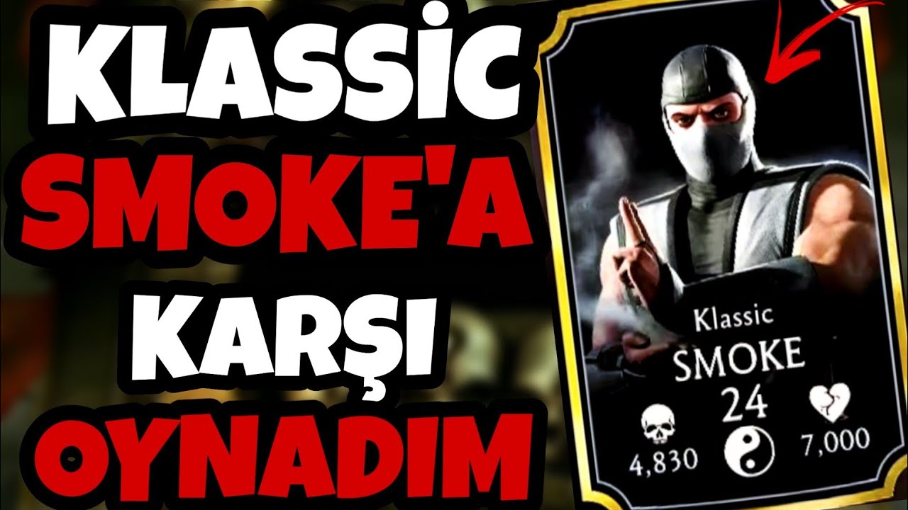YENİ KARAKTERE KARŞI OYNADIM😱| Klassic Smoke Aşırı Havalı 👊 | Mk Mobile | Phoentes