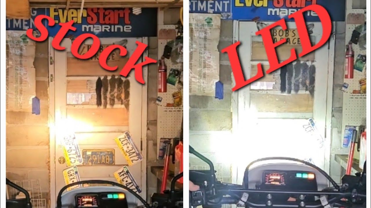 Установка светодиодной фары на Honda XR650L