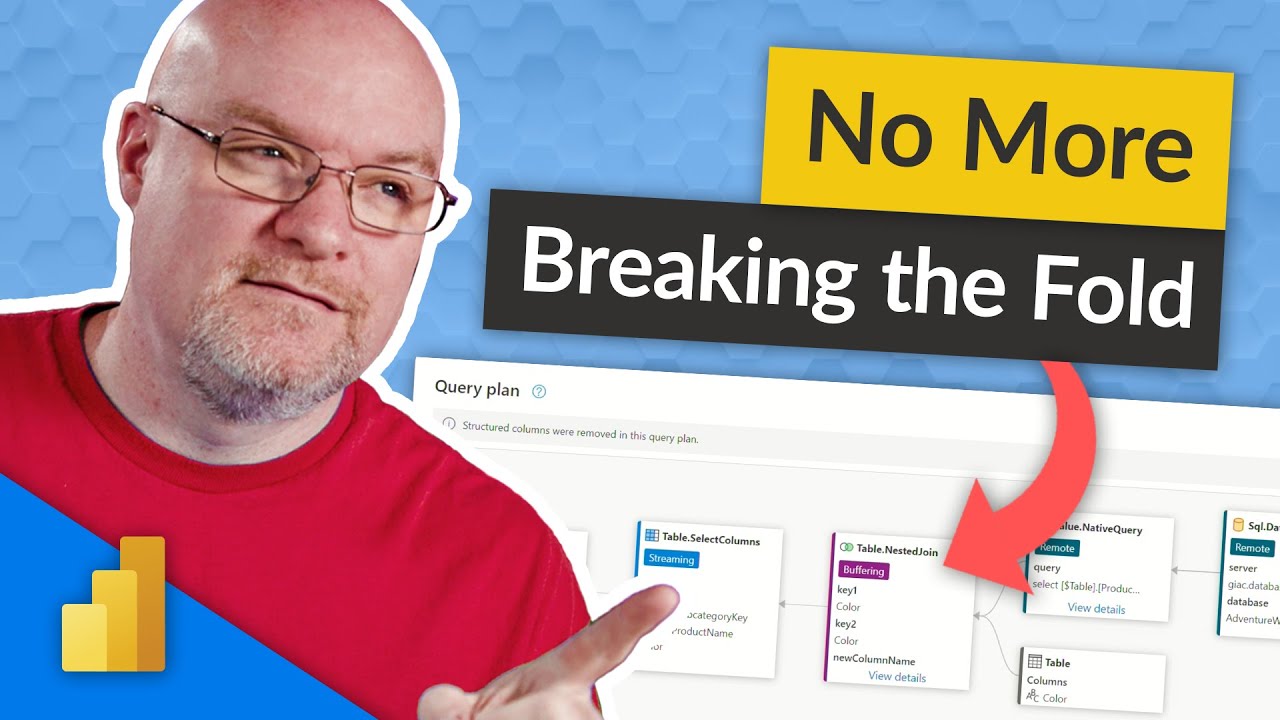 Visually see where you BROKE the fold in Power Query