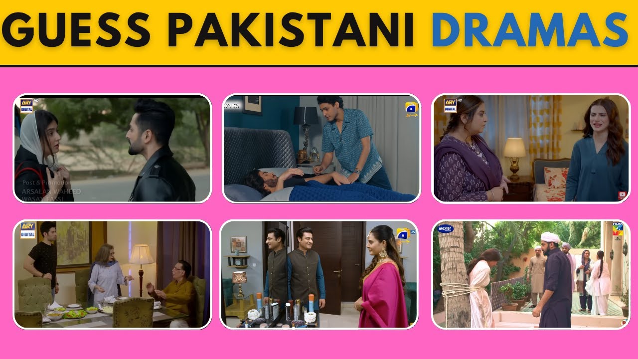 Guess The Pakistani Drama by their scene  | Best Pakistani Dramas | Funquestic