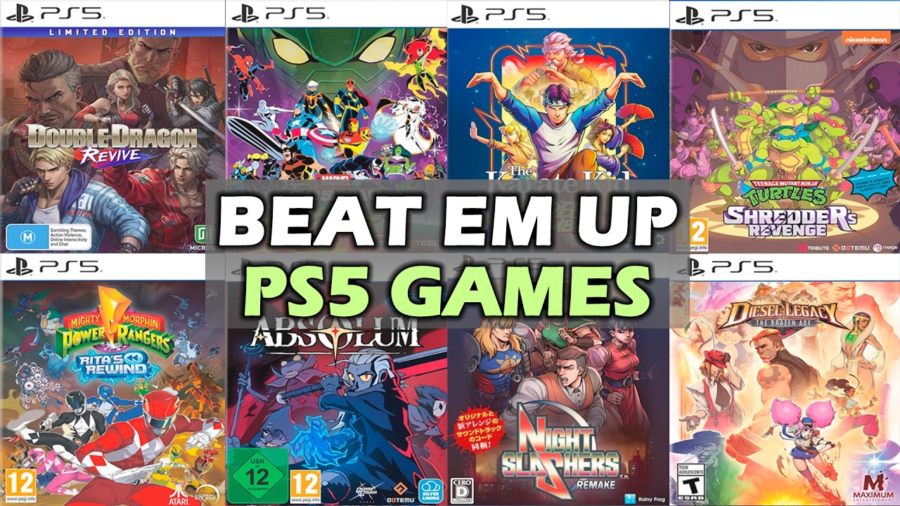 TOP 35 BEST PS5 BEAT EM UP GAMES || PS5 GAMES