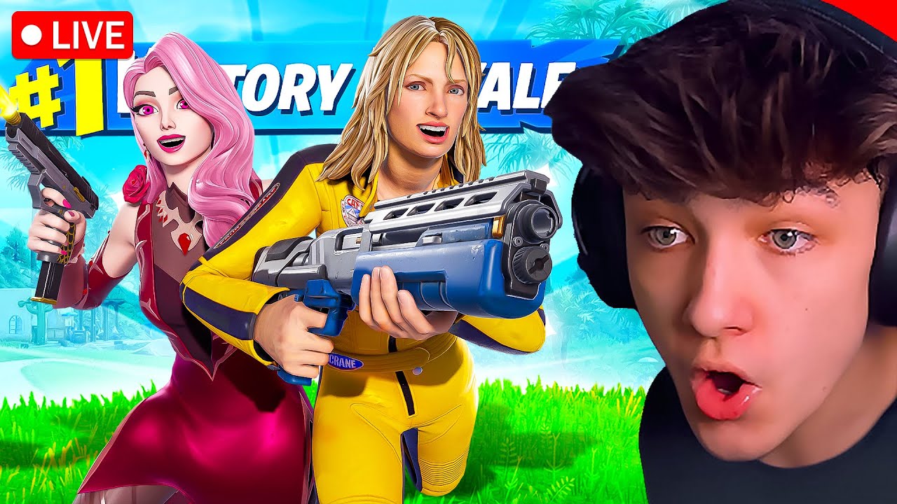 🔴LIVE! - WINNING *EVERY* GAME in NEW CHAPTER 7! (Fortnite)