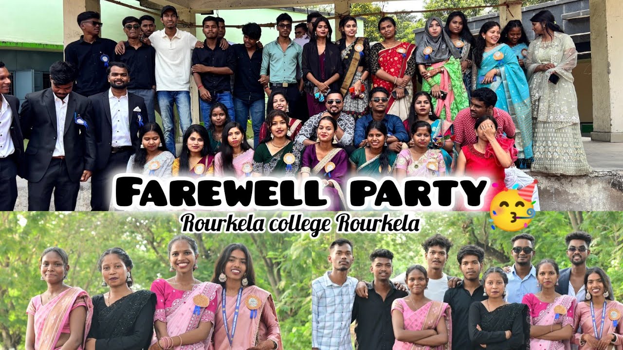Farewell party 🥳🎉 Fun, Comedy, Entertainment 😀 Rourkela college Rourkela || @Aruna Kullu ||