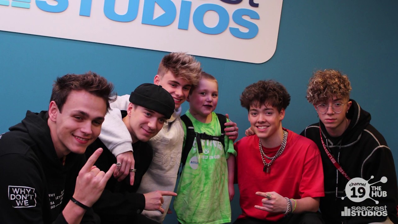Why Don't We Visits Seacrest Studios at Boston Children's Hospital