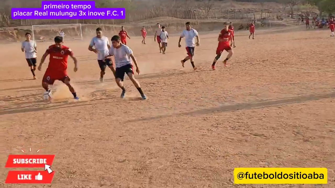 Jogo amistoso Real mulungu x inove F.C. sábado dia 31/01/2026