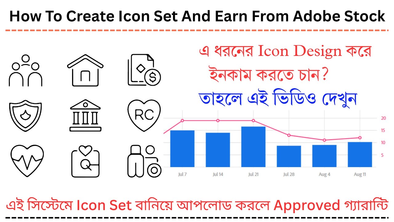 How to Create Icon Set and Earn form Adobe Stock A to Z Guideline | #Adobestock #Stockshotsuccess
