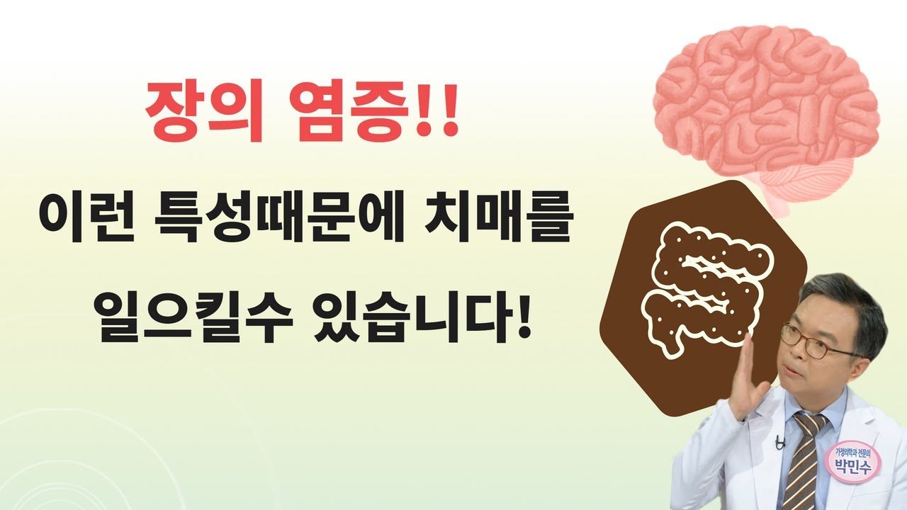 장건강 이것을 조심하지 않으면 뇌는 염증 범벅이 됩니다.