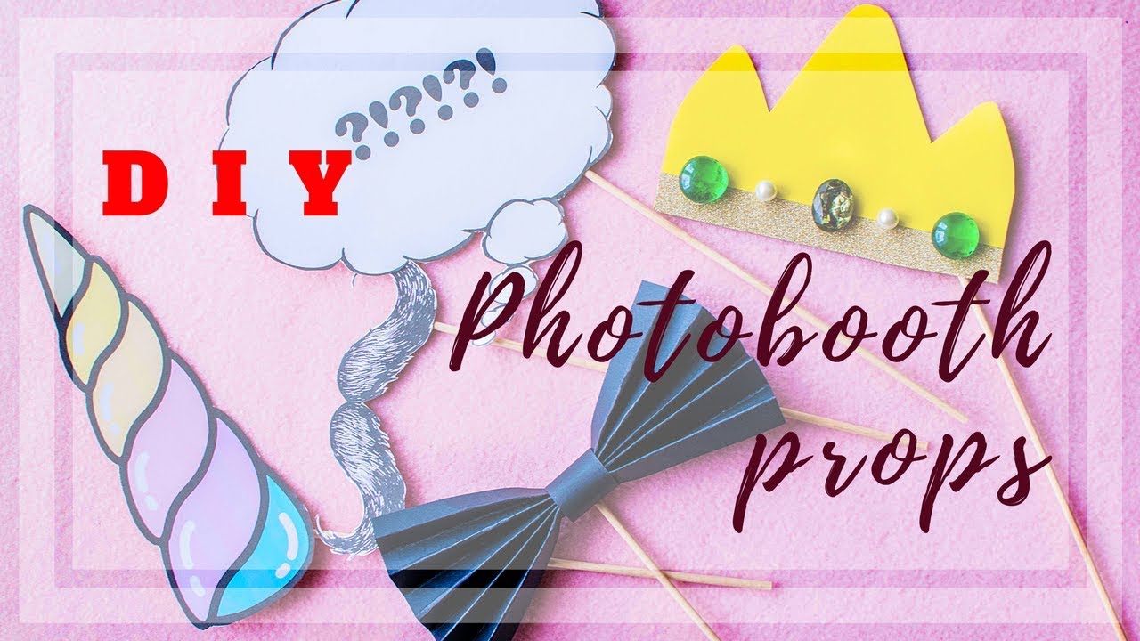 DIY party photobooth props | J.M.