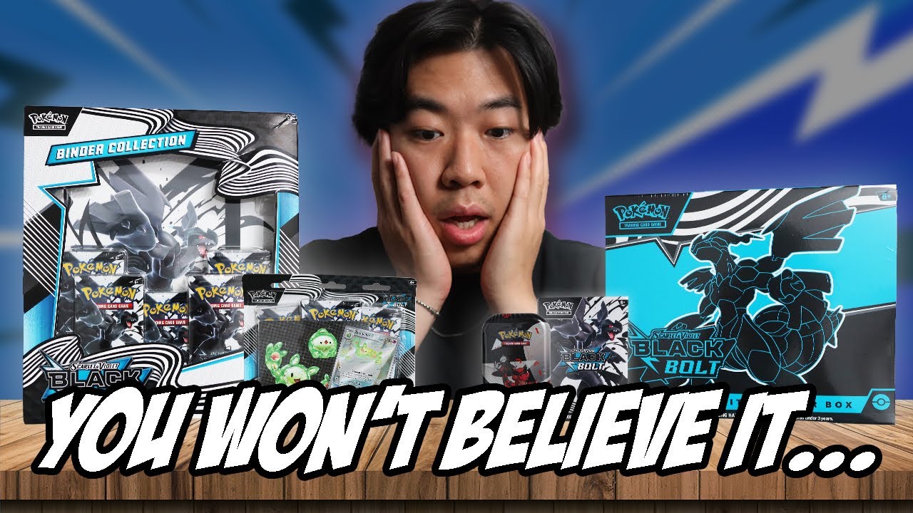 I Opened EVERY Black Bolt Pokémon Product… You Won’t Believe These Pulls!