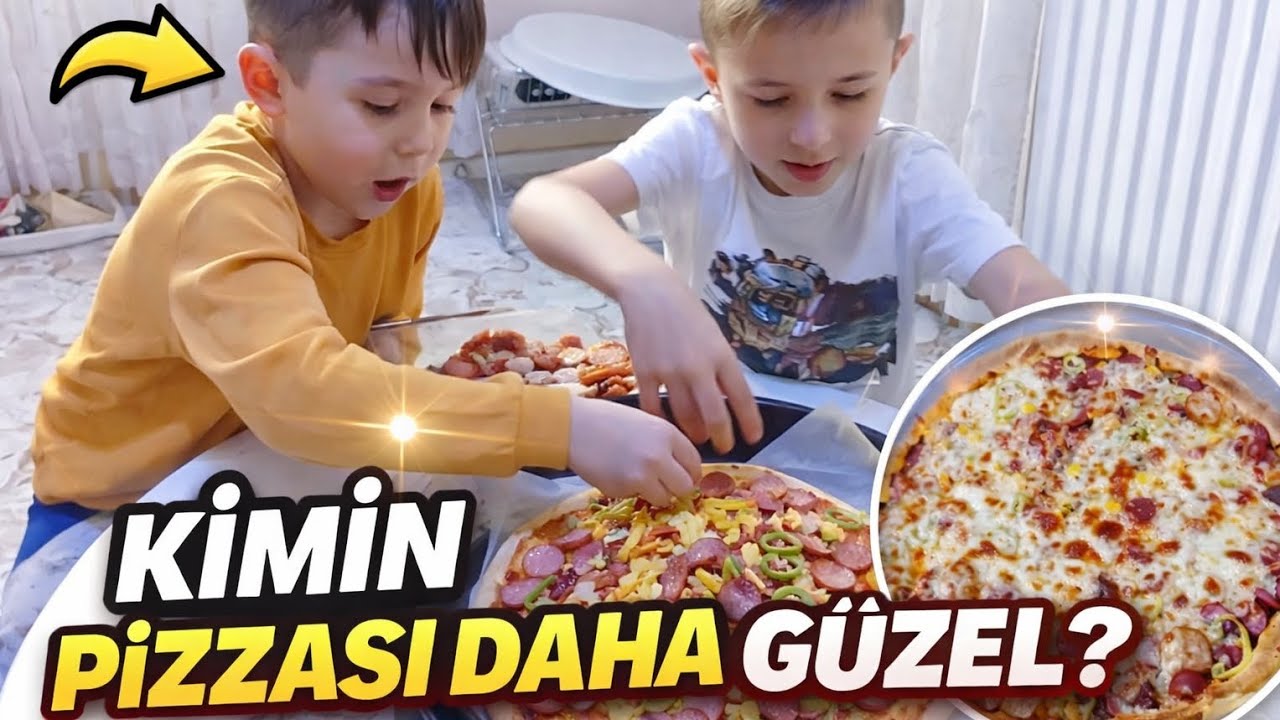 🍕PİZZA CHALLENGE! Eğlenceli Ev Pizzası Vlog🍕     #pizzatime 