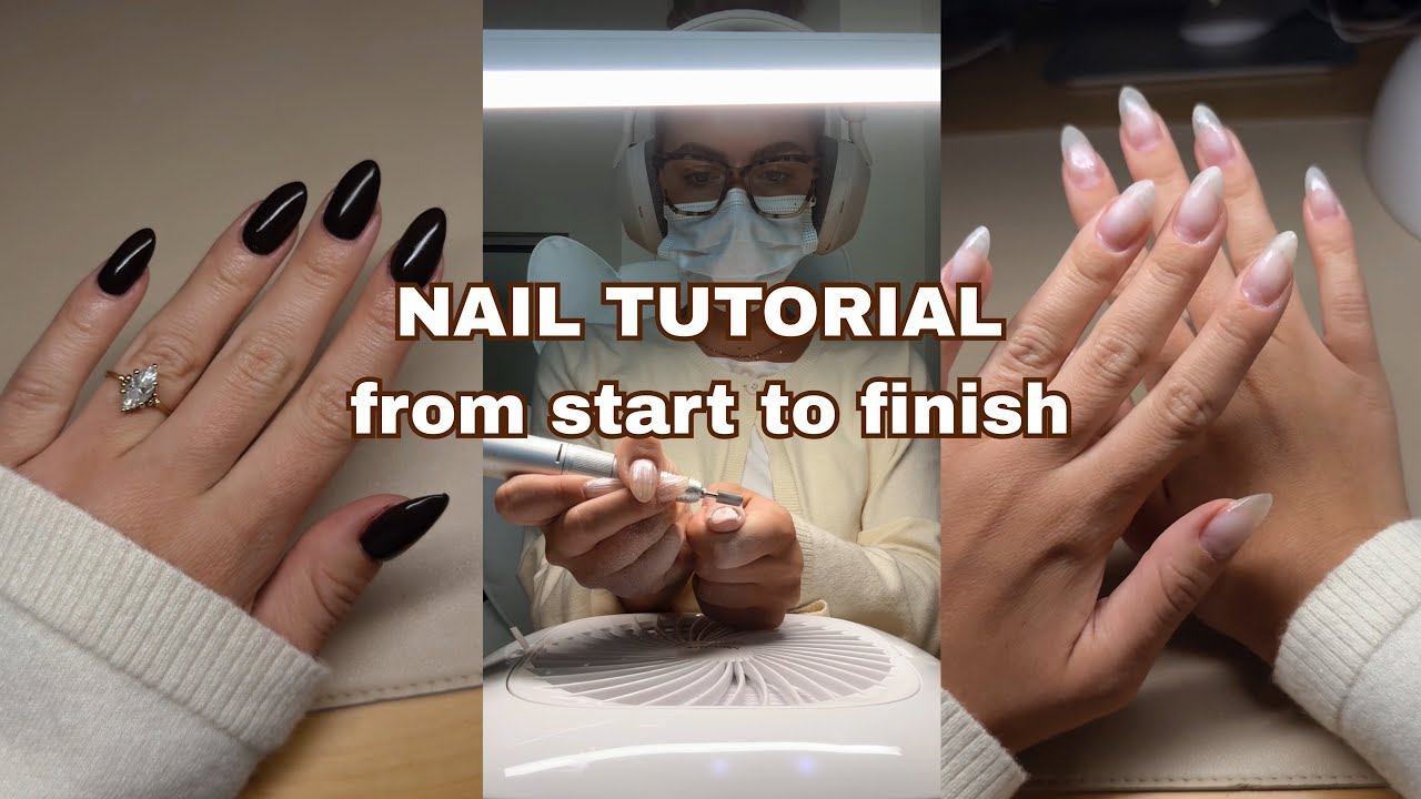 How To Do Your Own Builder Gel Nails at Home 💅🏼 Self-Taught, Step-By-Step