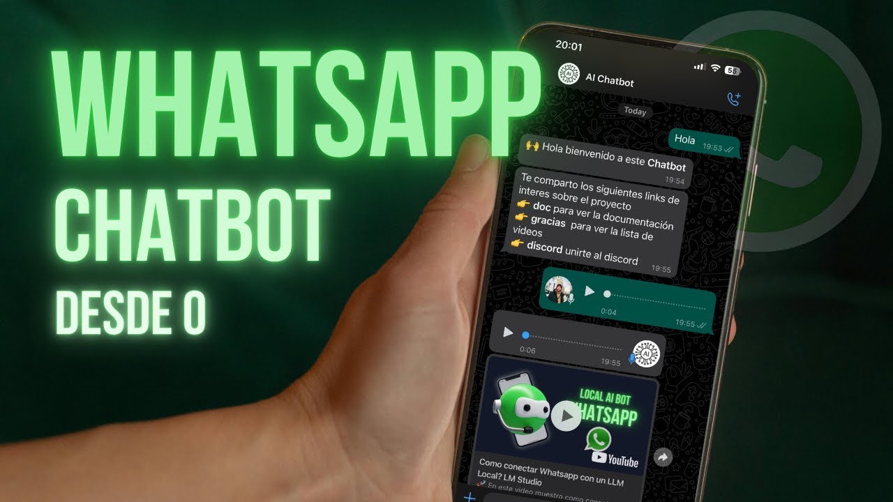 Whatsapp Chatbot Crash-Course | De 0 a 100 en 60 minutos