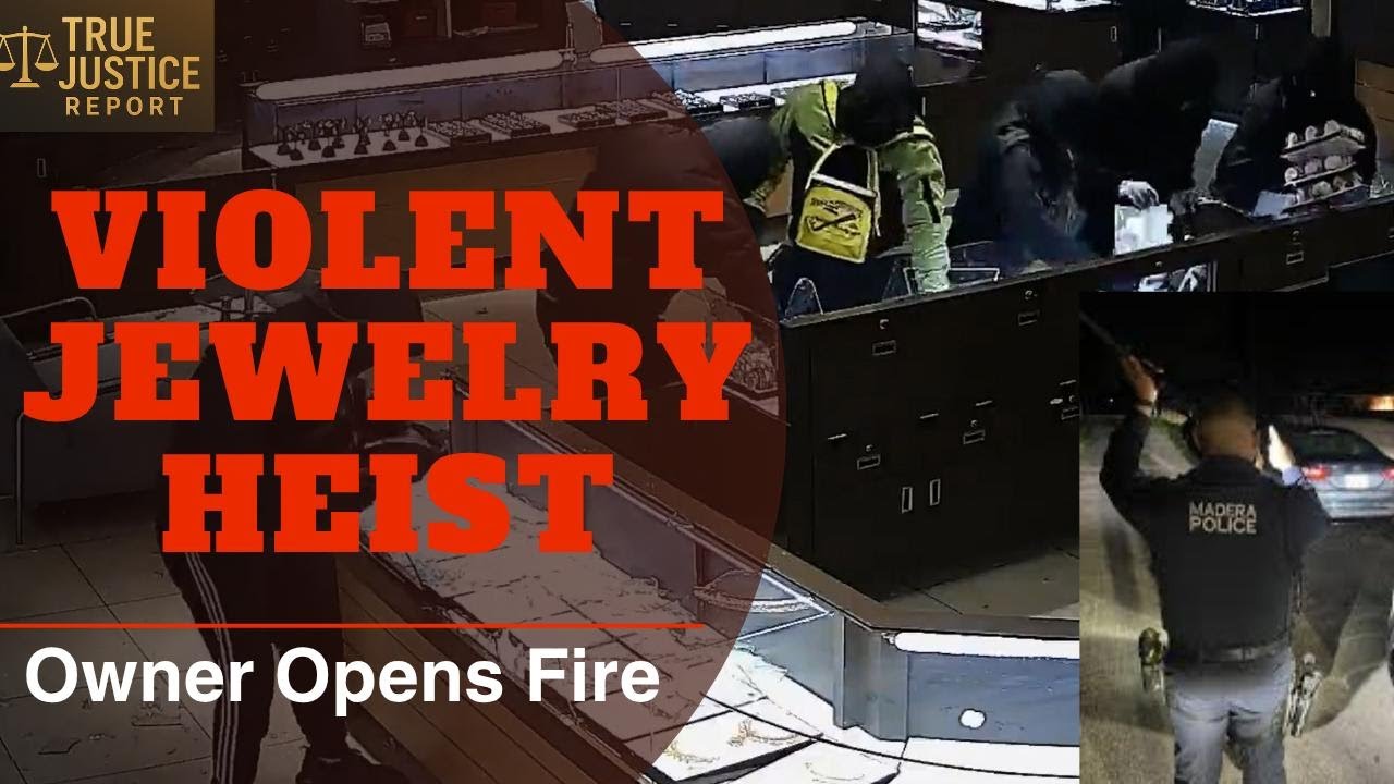Masked Robbers Hit California Jewelry Store — Owner Fights Back