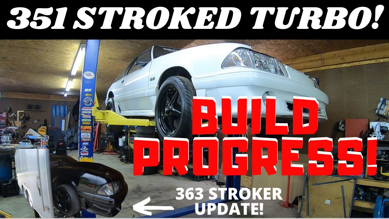 Представляю вам мой 351 Windsor Stroker Turbocharged On3 Fox Body