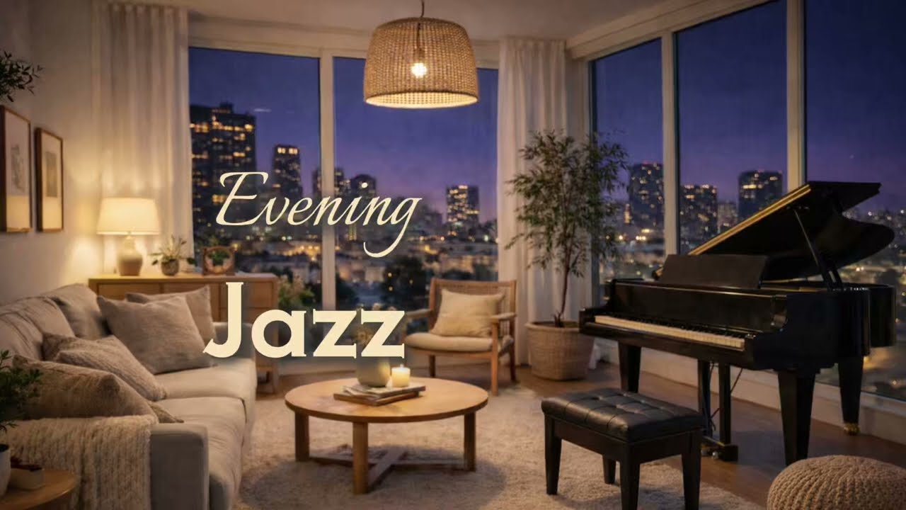 Evening Jazz Piano for Cleaning & Daily Life | 夜の家事にちょうどいい 前向きジャズピアノBGM