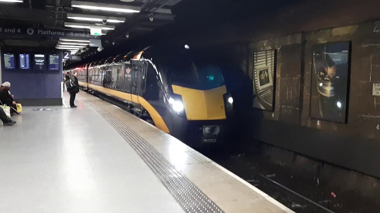 Grand Central departure and Northern Rail arrival