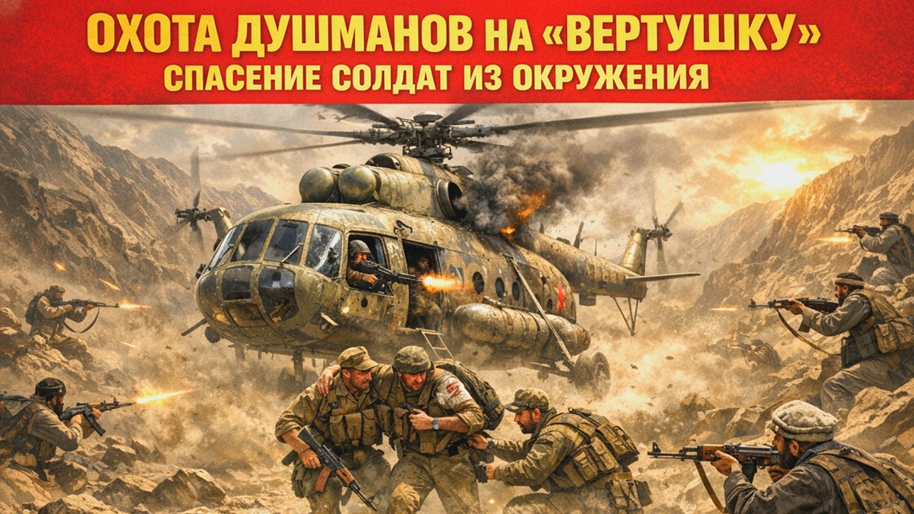 КАК ЭКИПАЖ ВЕРТОЛЁТА ВЫТАЩИЛ ГРУППУ РАНЕНЫХ СОЛДАТ ИЗ ОКРУЖЕНИЯ ЦЕНОЙ МАШИНЫ