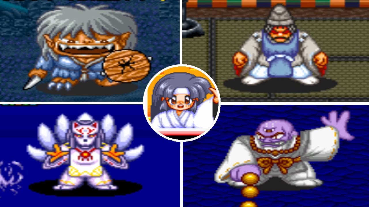 Game n&deg;202 - Pocky and Rocky 2 ( SNES ) All bosses