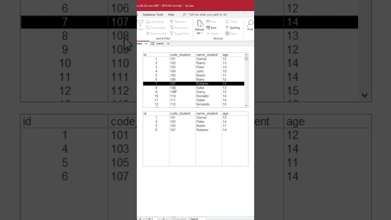Code VBA How to insert selected item in listbox into table in Forms MS Access #msaccess