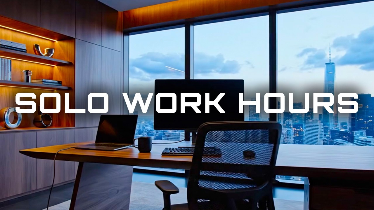 SOLO WORK HOURS | Background Focus Music for Developers