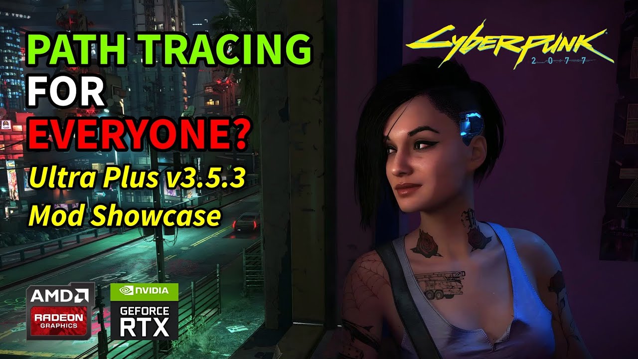 Демонстрация мода Ultra Plus Better Path Tracing v3.5.3 | Cyberpunk 2077