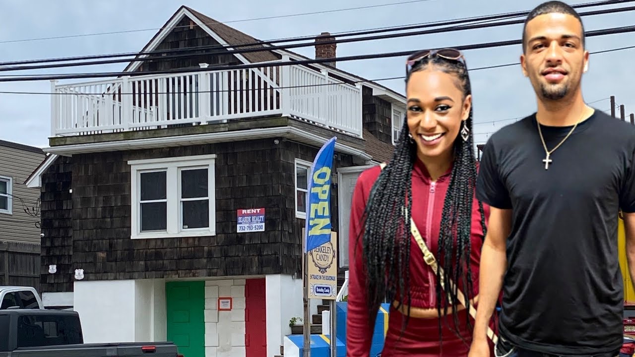 Diamond and Josh tour the ORIGINAL JERSEY SHORE HOUSE in Seaside Heights!!