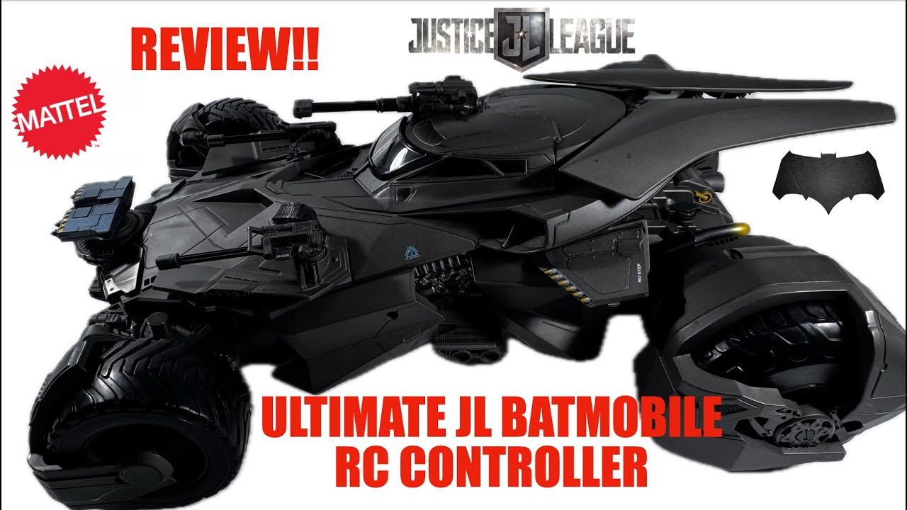 Ultimate Batmobile Justice League RC Controller de Mattel, EN ESPAÑOL LATINO!!