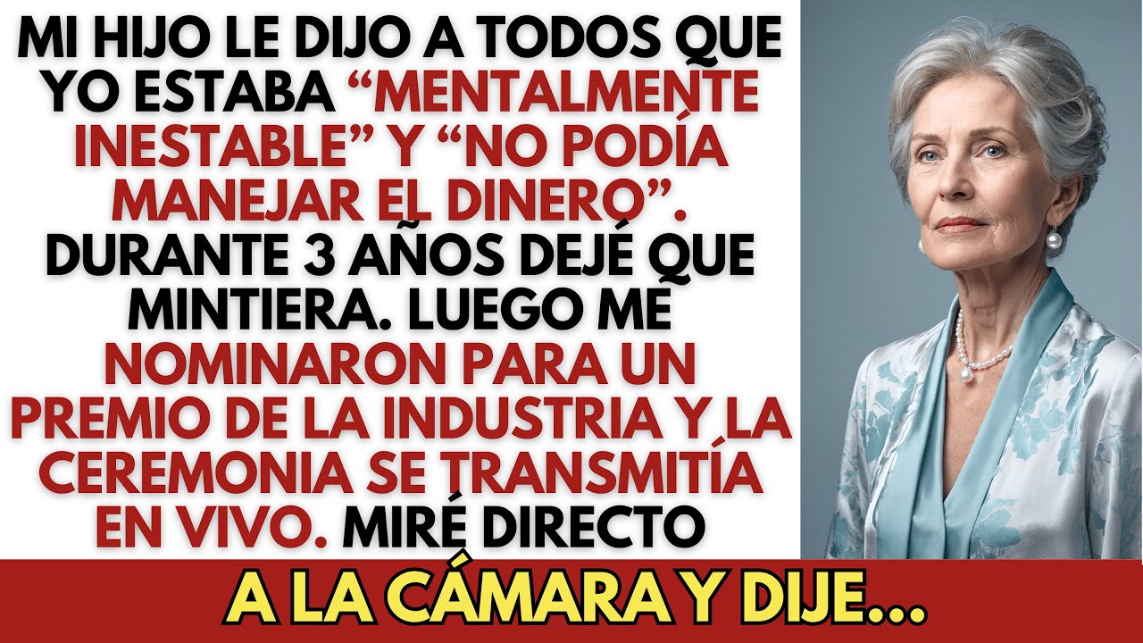Mi hijo le dijo a todos que yo estaba “mentalmente inestable”… hasta que gané un premio en...