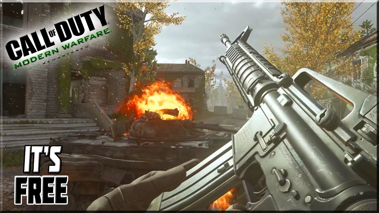 PLAYING MODERN WARFARE REMASTERED FOR FREE!