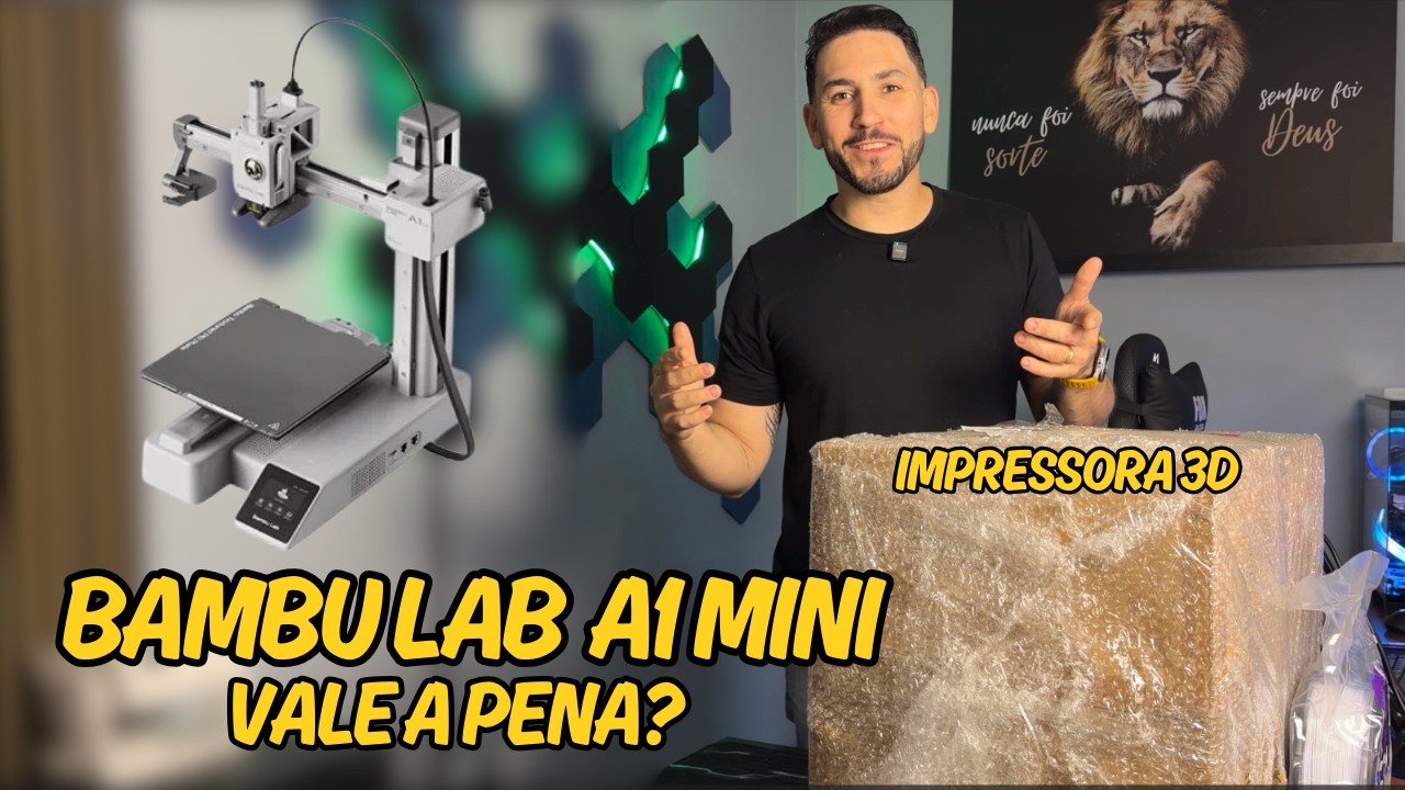 Bambu Lab A1 Mini: Vale a Pena? Unboxing + Review Completa da Impressora 3D