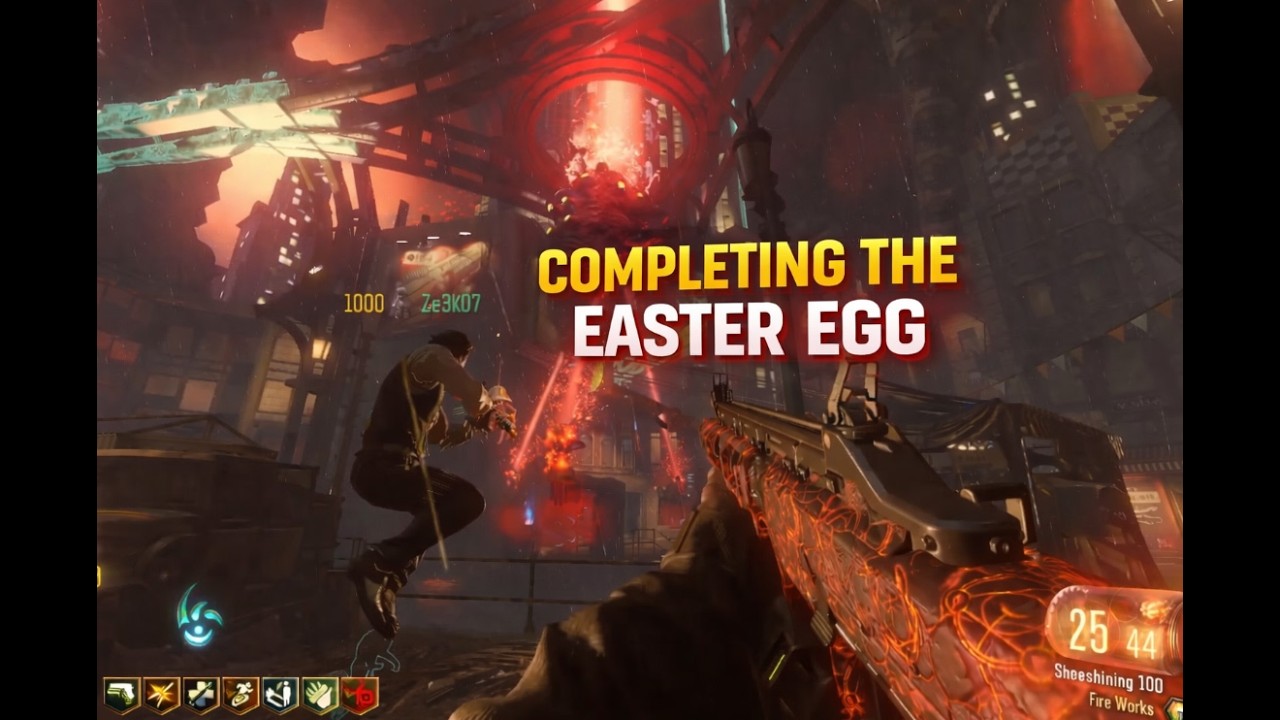 Completing the Shadows Of Evil Easter egg for the first time with goofys