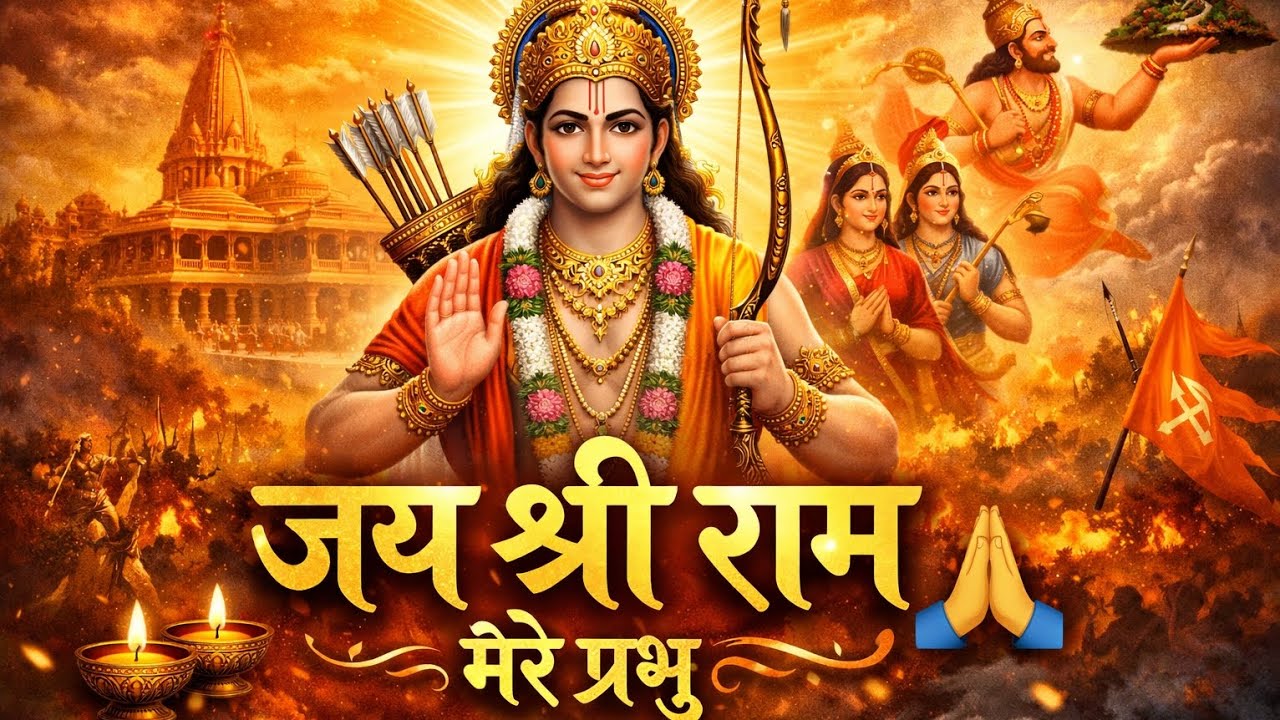 जय श्री राम 🙏 | दिल को छू लेने वाला सुंदर राम भजन | मेरे प्रभु श्री राम 🔥✨
