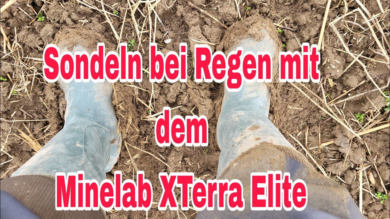 Sondeln bei Regen mit dem Minelab XTerra Elite/sondeln in Bayern