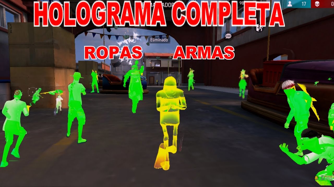 💫HOLOGRAMA ROPA COMPLETA ACTUALIZADO PARA FF MAX 💫