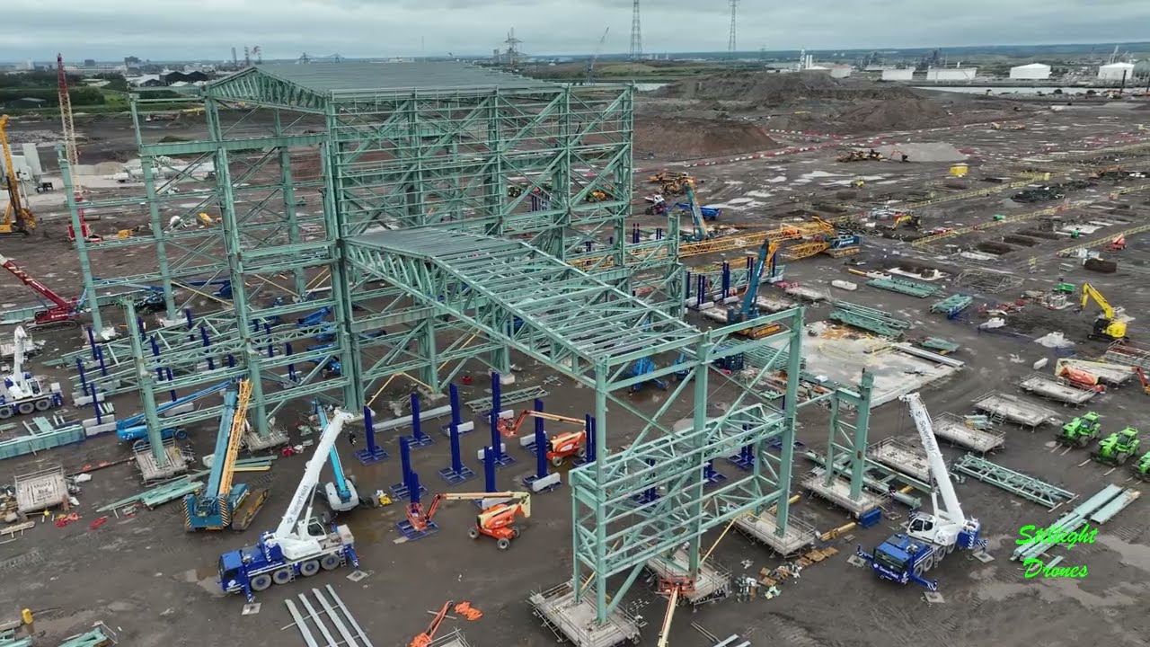 SeAH Construction Middlesbrough. 24/09/2023. 4K.