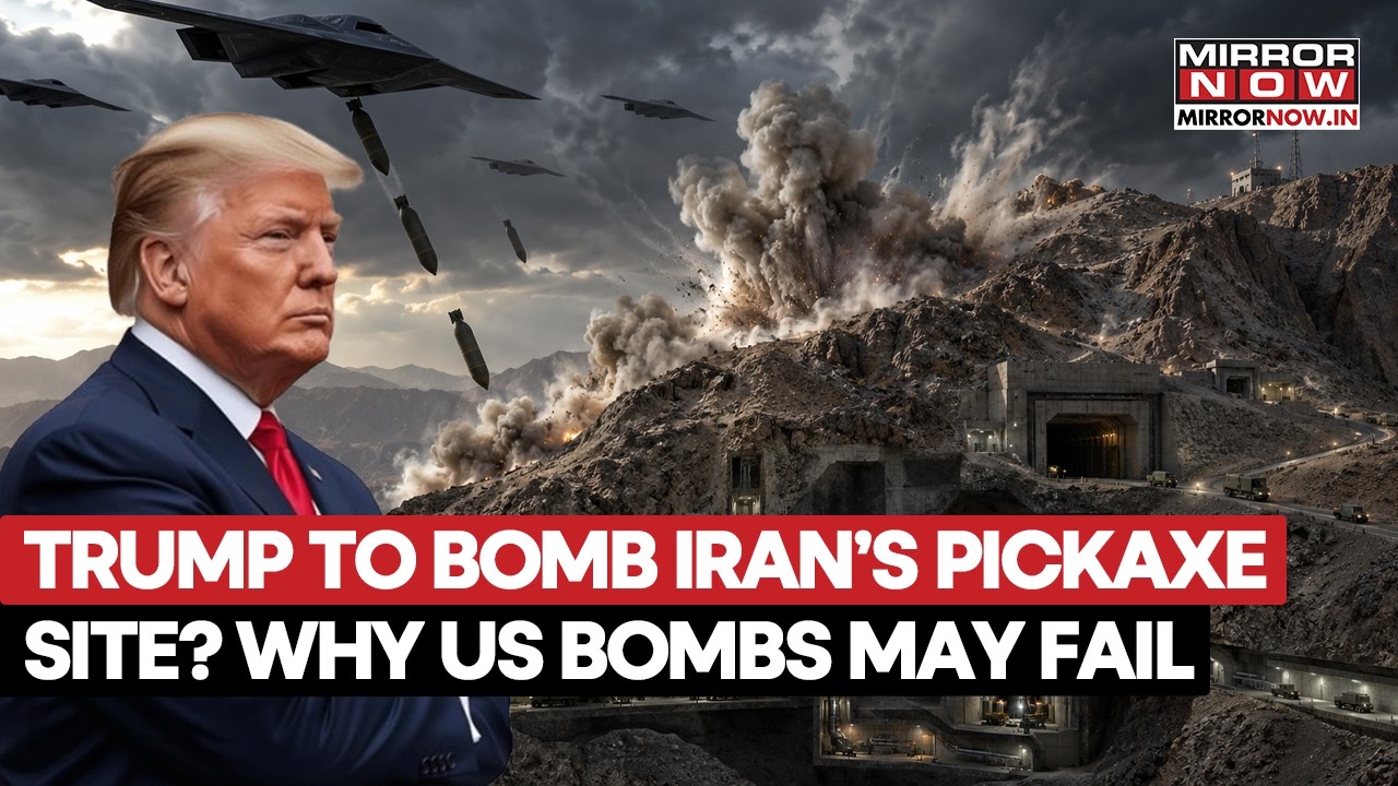 Iran&rsquo;s Pickaxe Mountain In US Crosshairs? Trump Threatens Strike On Nuclear Site Deep Underground