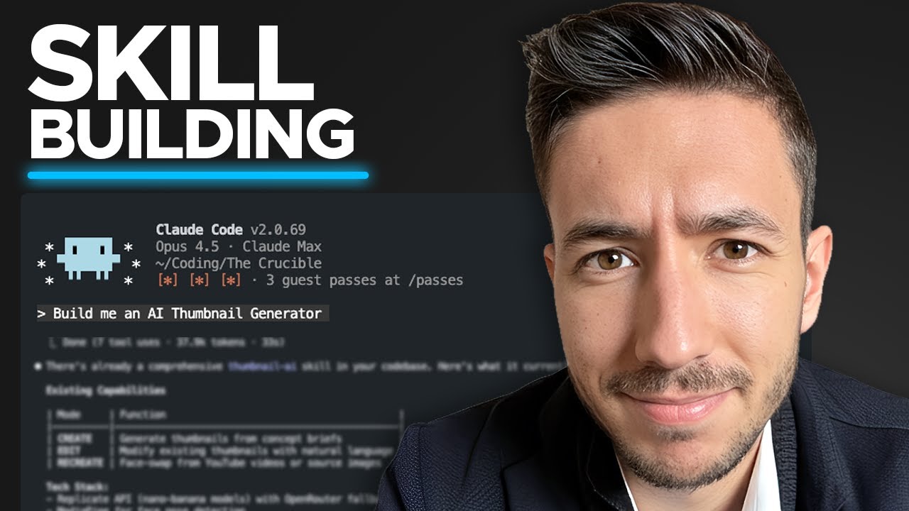I Built This Claude Code Skill Live (Full Process)