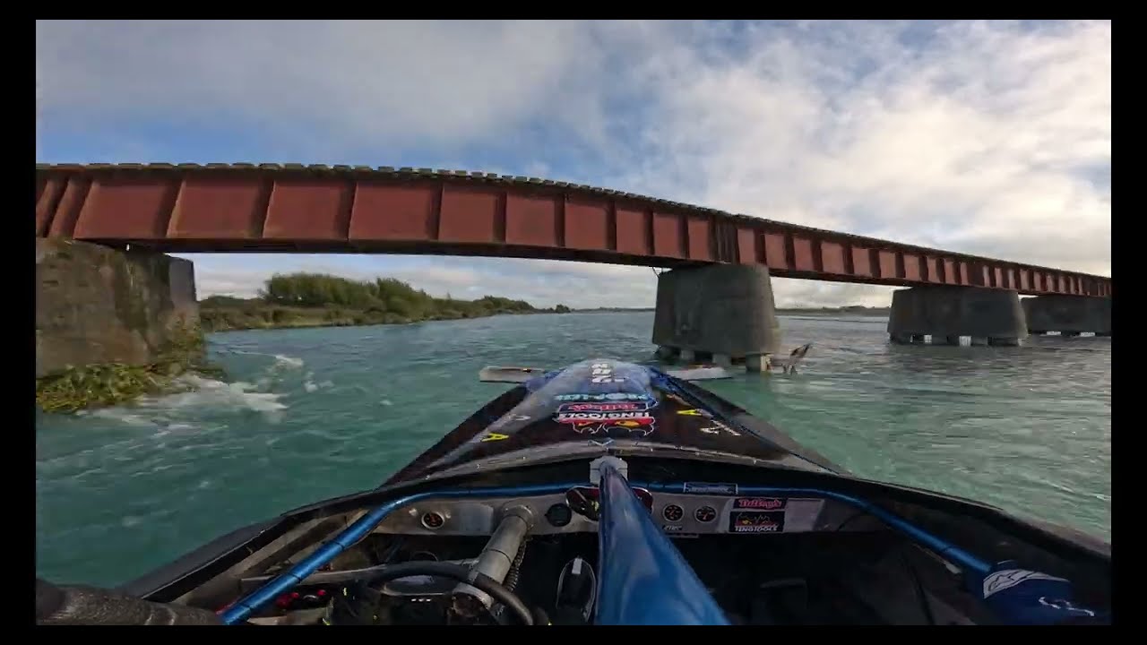 Jet Boat Racing Rakaia River