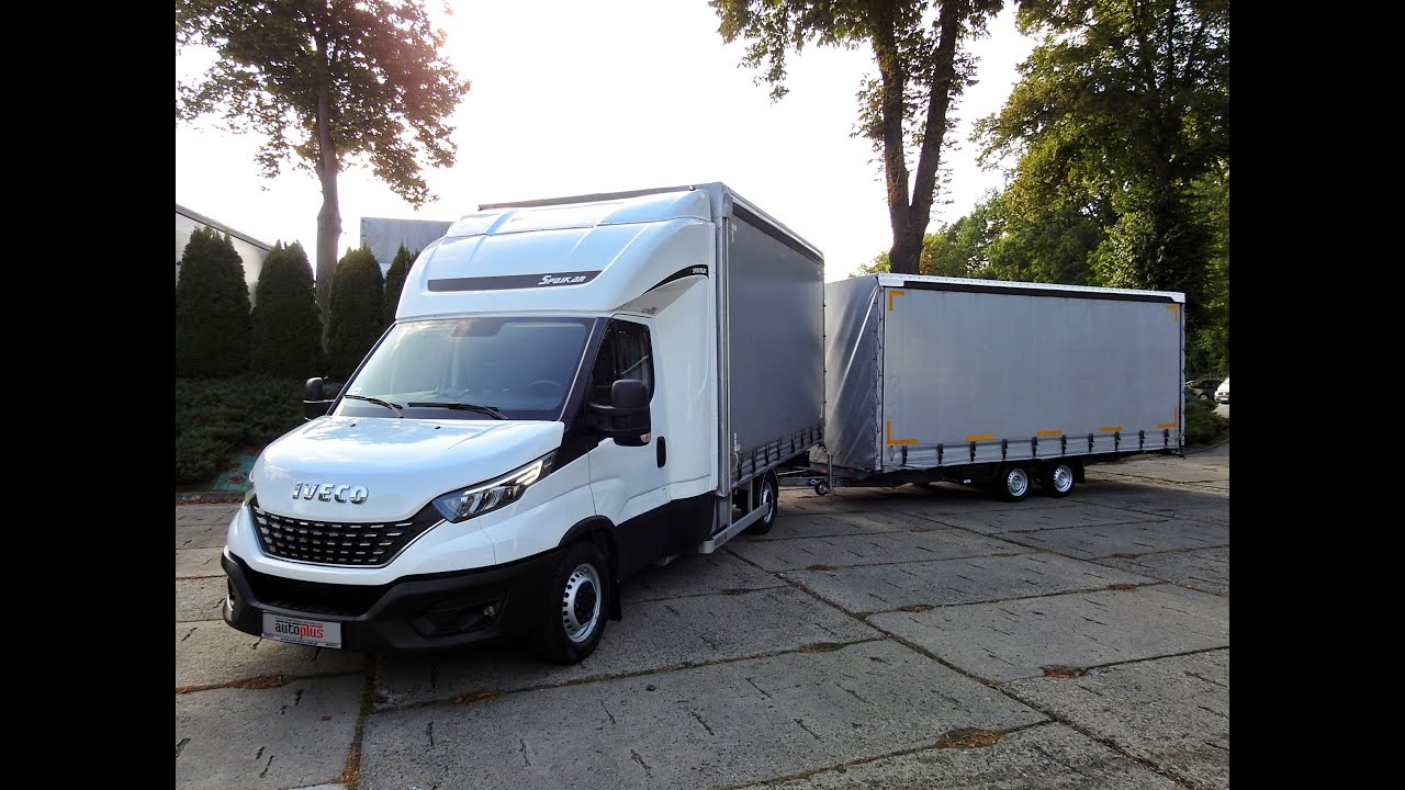 IVECO DAILY 35S18 PLANDEKA ZESTAW Z PRZYCZEPĄ BLYSS  414269 AUTO-PLUS.COM.PL TEL. +48 607 888 556