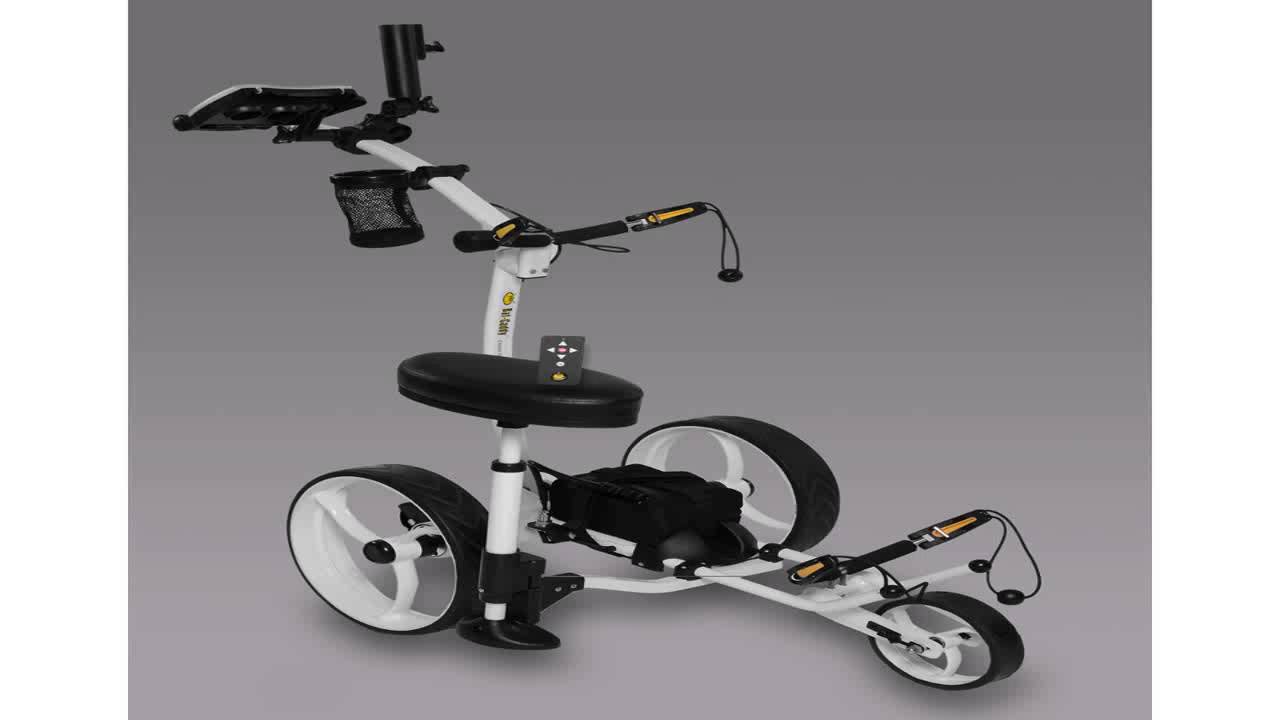Bat Caddy X8R Electric Golf Bag Cart Caddy w Lithium Battery Remote