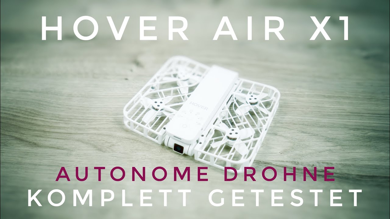HOVER Air X1 Drohne Tutorial Deutsch - kleine autonome Selfie Drohne