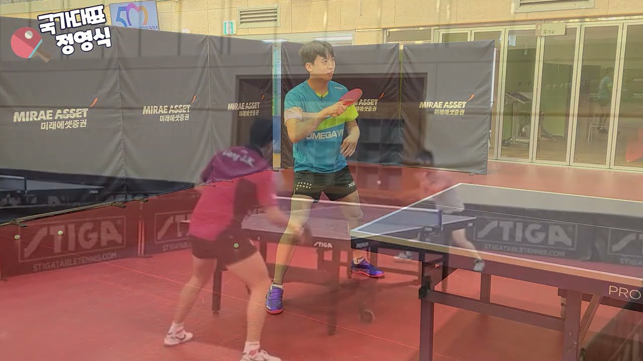 정영식 탁구 포핸드 드라이브 강의!