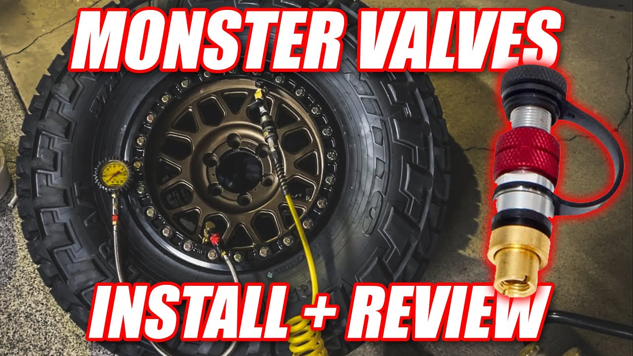 Fastest Tire Valves for Off-Road – Monster Valves on The 2022 Ford Bronco Raptor