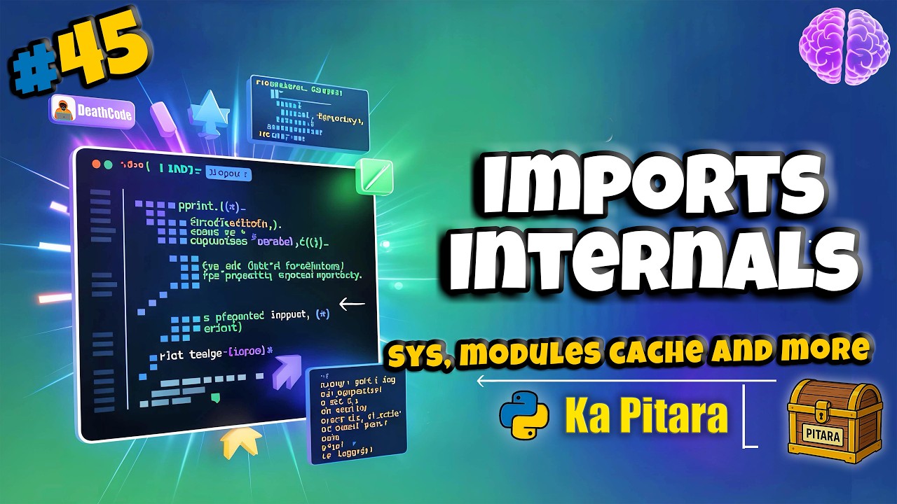 How Python Handles Imports Internally 🧠 #45 || Python ka Pitara || DeathCode