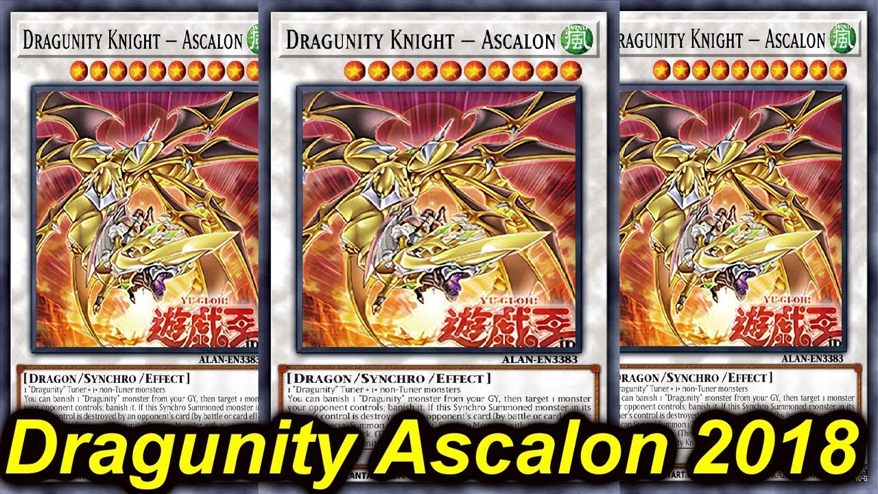 【YGOPRO】DRAGUNITY KNIGHT - ASCALON DECK 2018