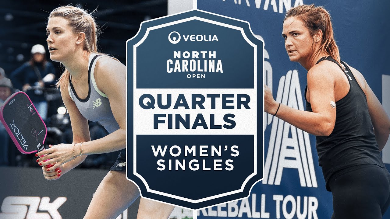 Lea Jansen v Genie Bouchard at the Veolia North Carolina Open